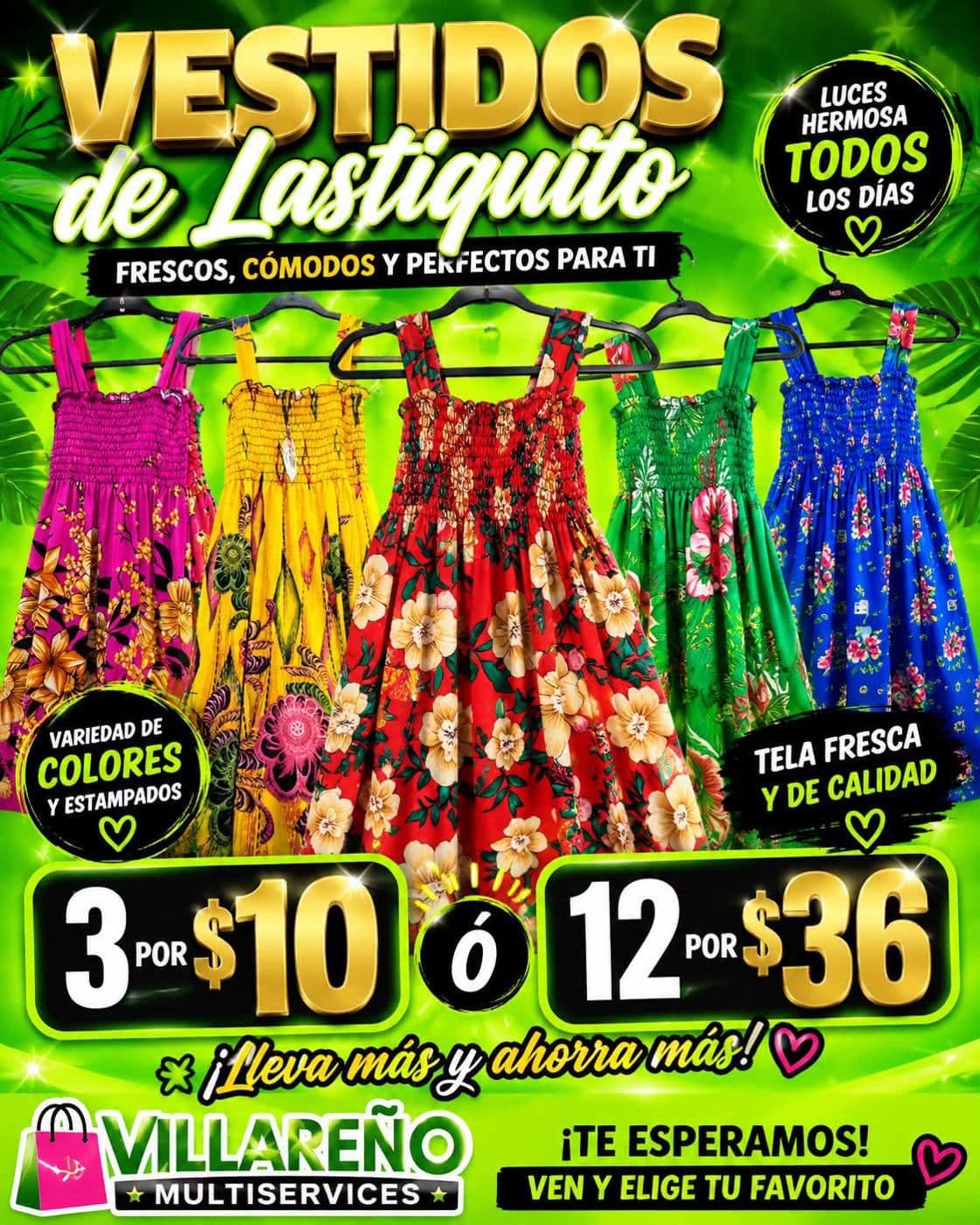 Vestidos de lastiquito
